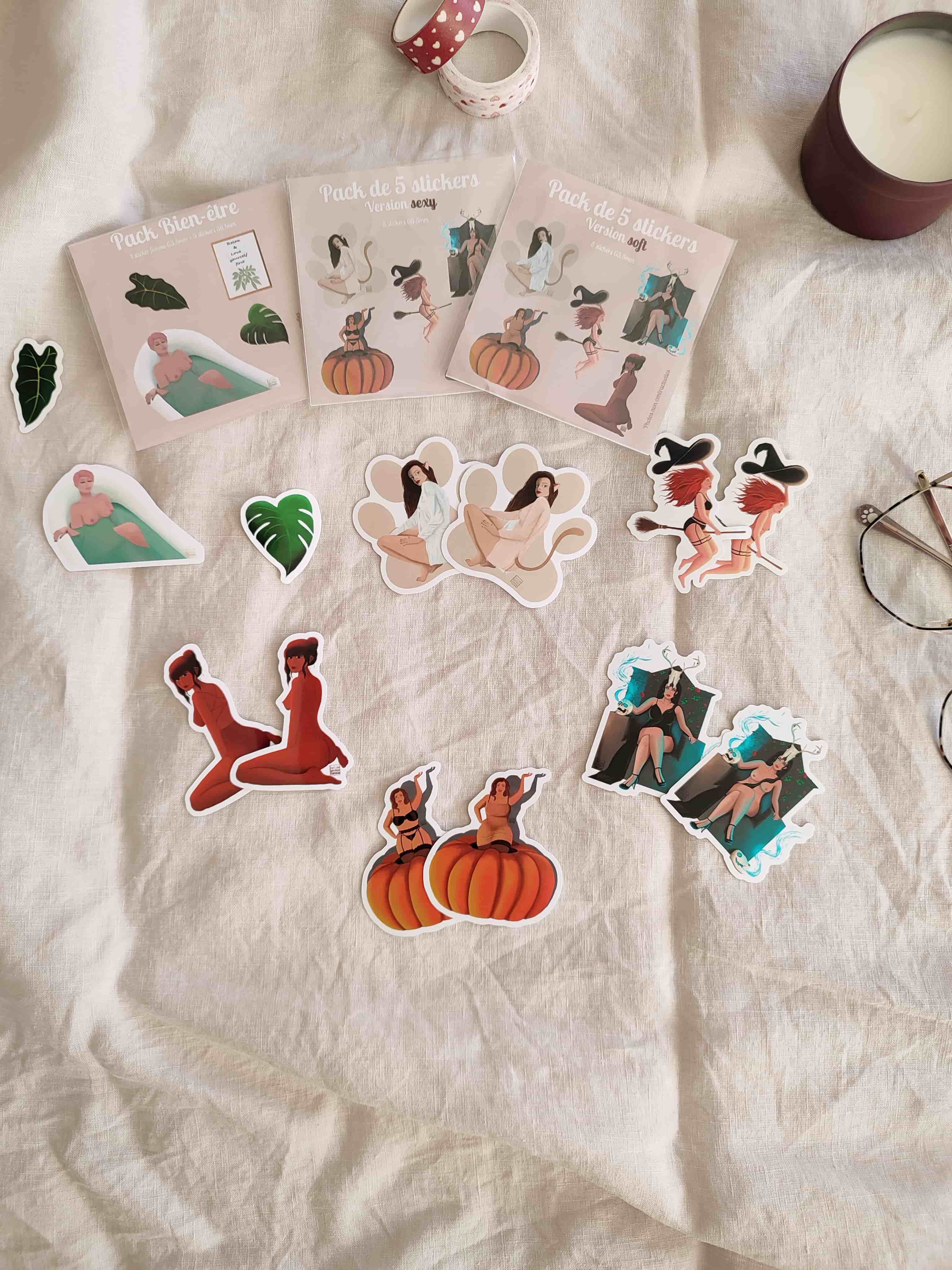 Pack stickers