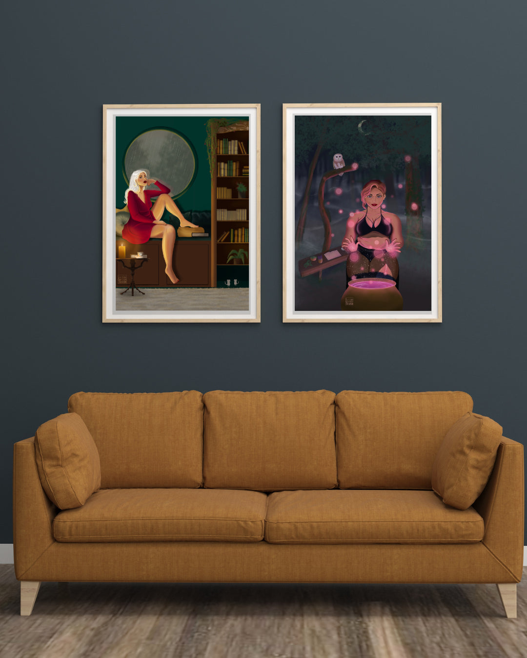 Affiche illustration féminine Stella - 3 tailles - Décoration murale