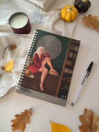 Carnet illustré Luna - Carnet ligné à spirales A5