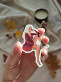 sticker holographique Luna au soleil