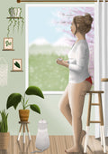 Affiche décoration féminine Lalya - 3 tailles