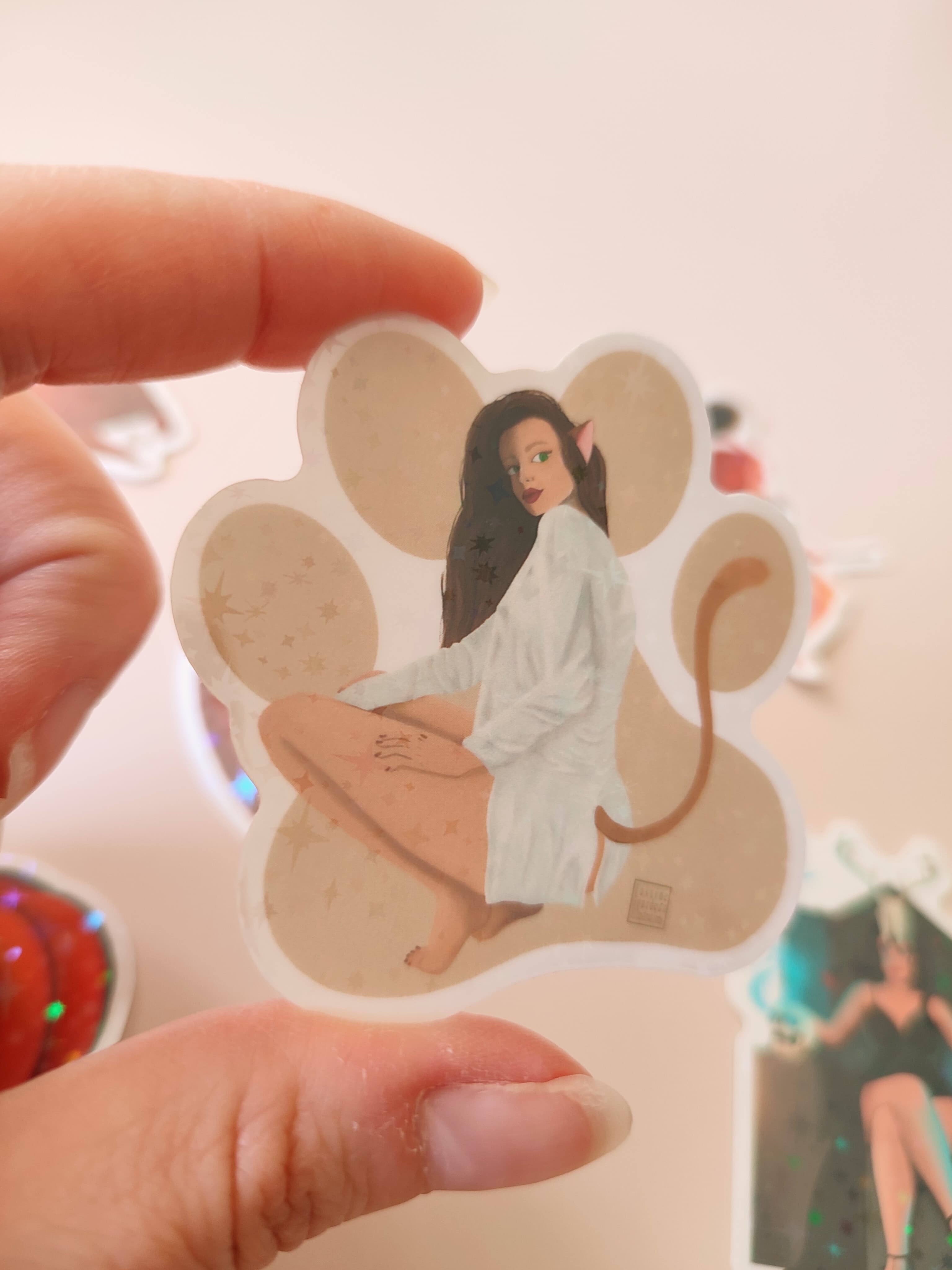 Sticker Holographique Zinlena