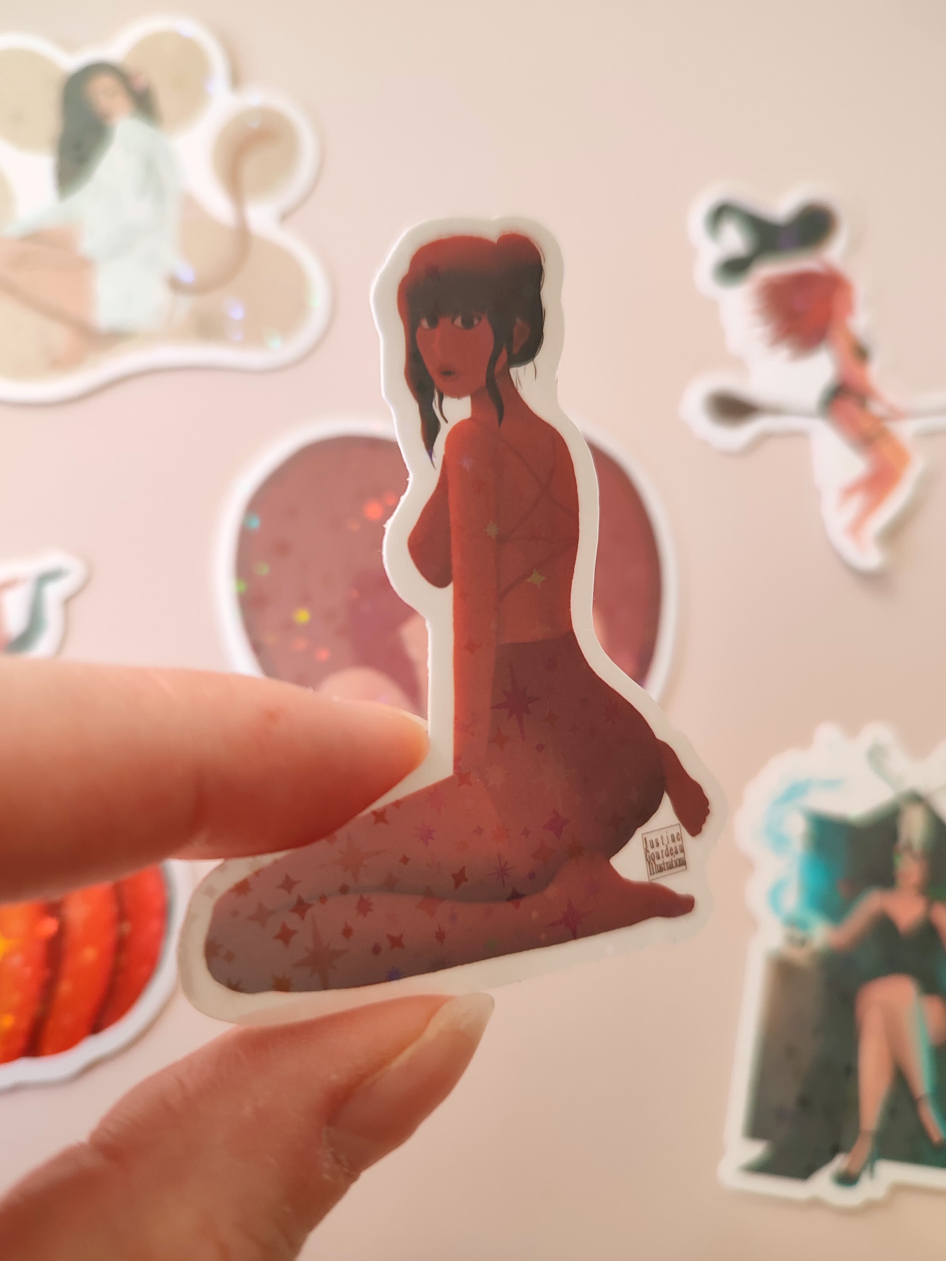 Sticker Holographique Ivy