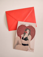 carte de voeux Belinda avec enveloppe