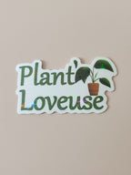 Sticker Holographique Plant' loveuse