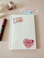Sticker Holographique Je crois en moi