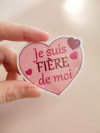 Sticker Holographique je suis fière de moi