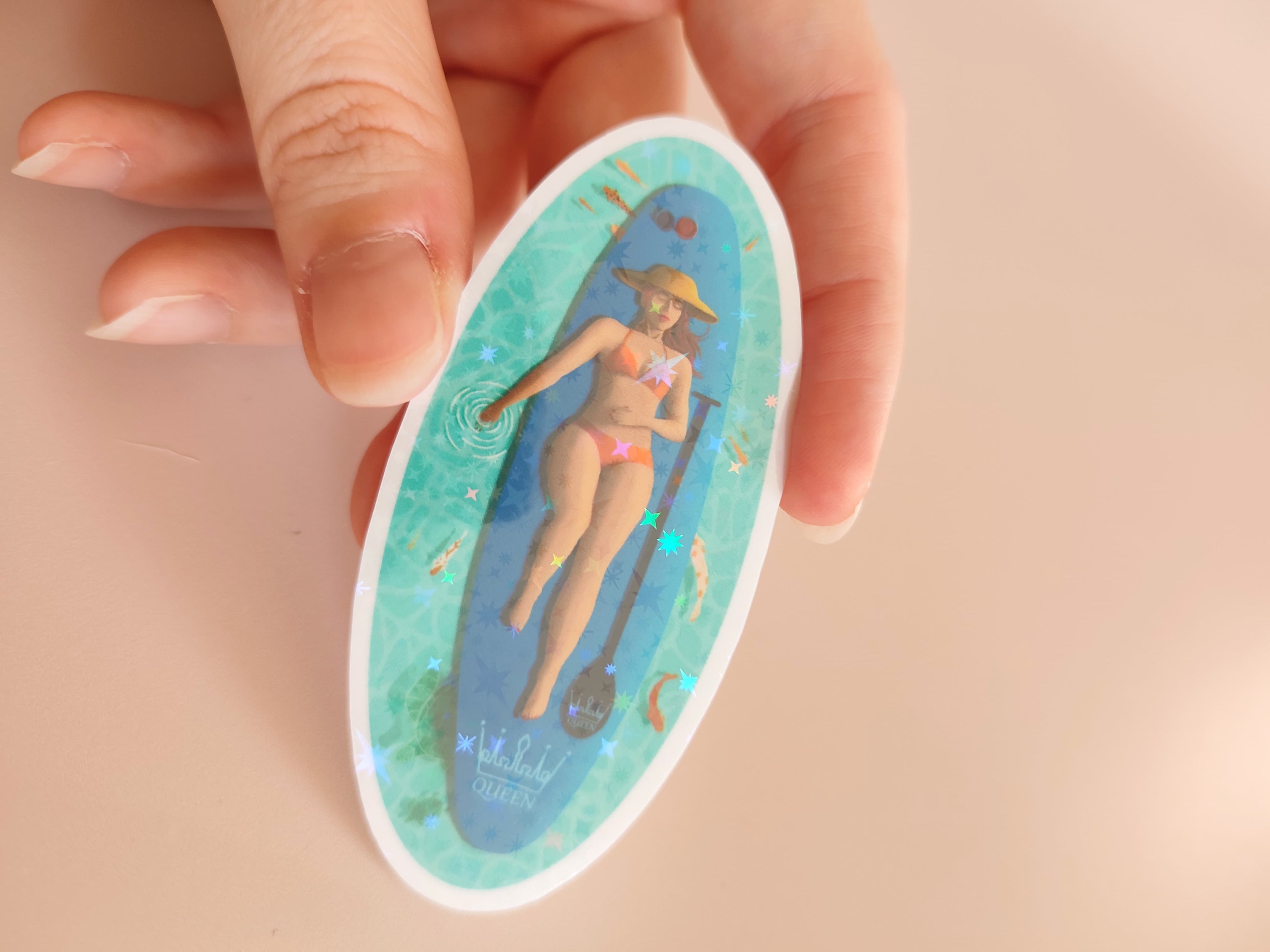 Sticker Holographique Thalia