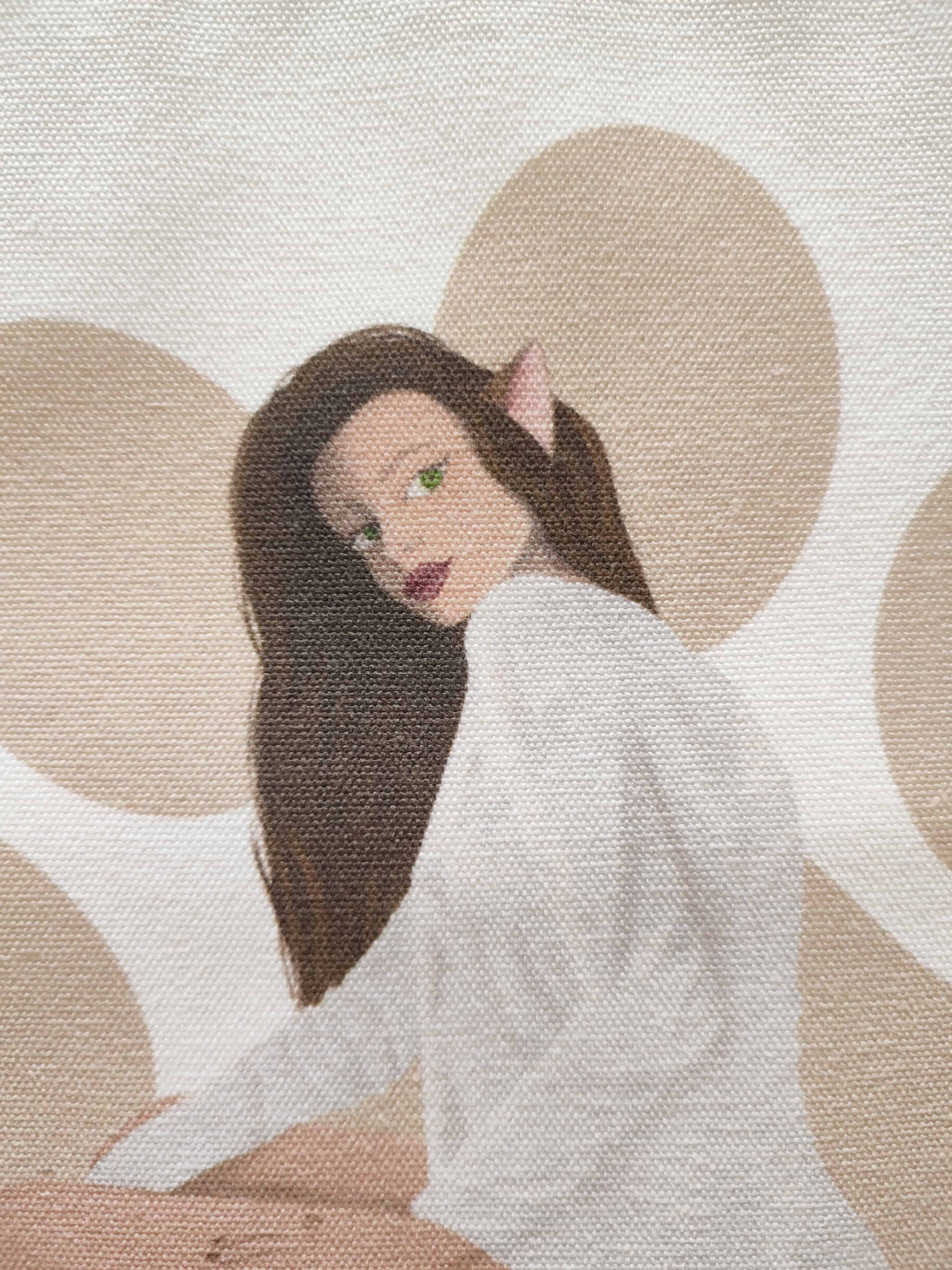 Totebag en toile illustré - Zinlena