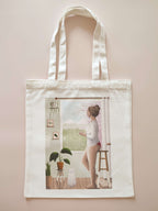Totebag en toile illustré - Lalya