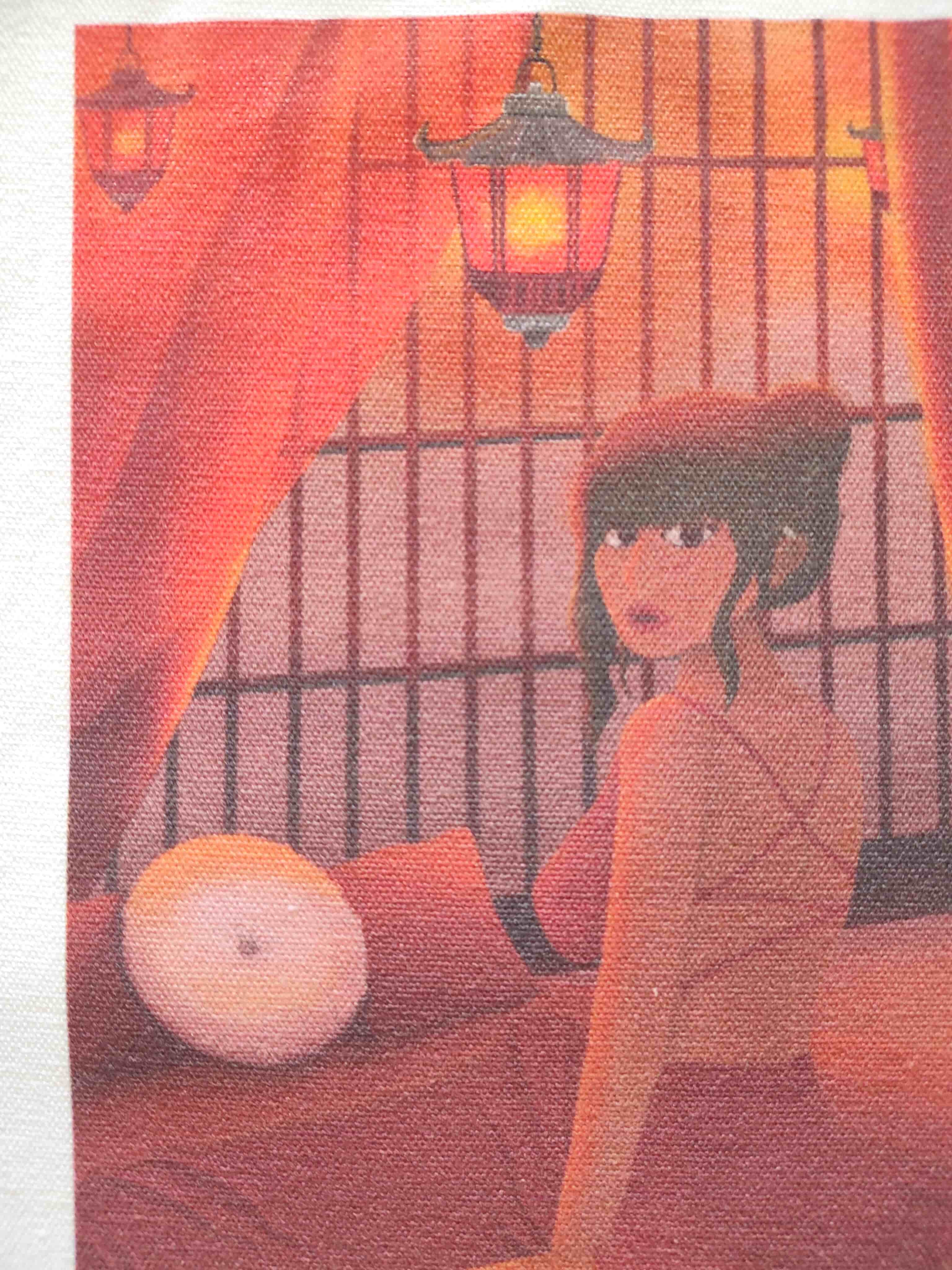 Totebag en toile illustré - Ivy