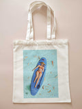 Totebag en toile illustré - Thalia