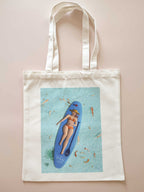 Totebag en toile illustré - Thalia