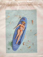 Totebag en toile illustré - Thalia