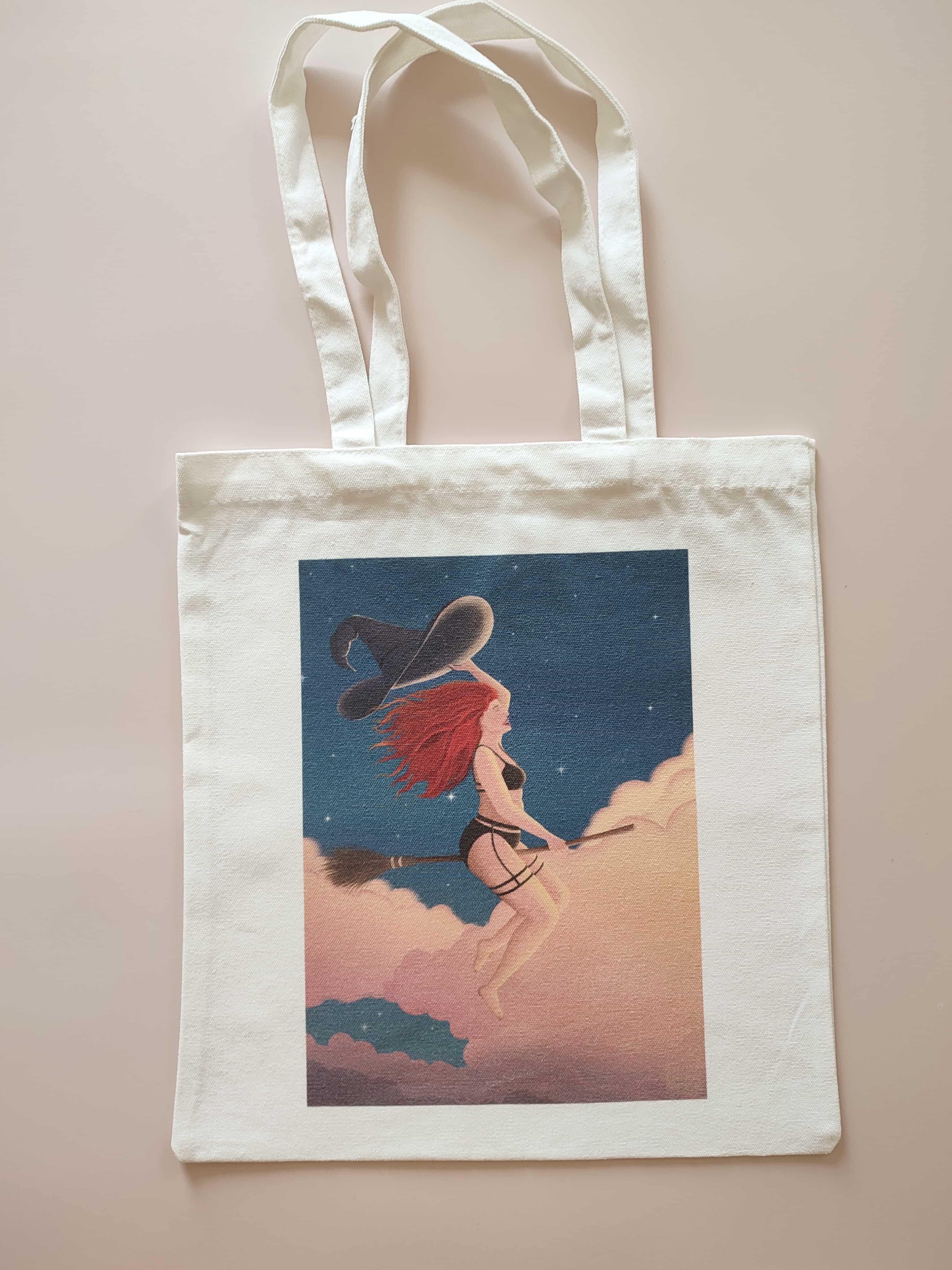 Totebag en toile illustré - Wynonna