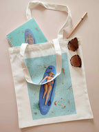 Totebag en toile illustré - Thalia