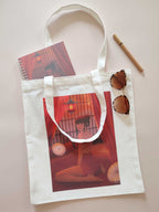 Totebag en toile illustré - Ivy