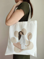 Totebag en toile illustré - Zinlena