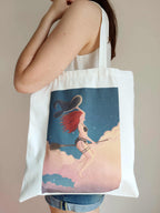Totebag en toile illustré - Wynonna