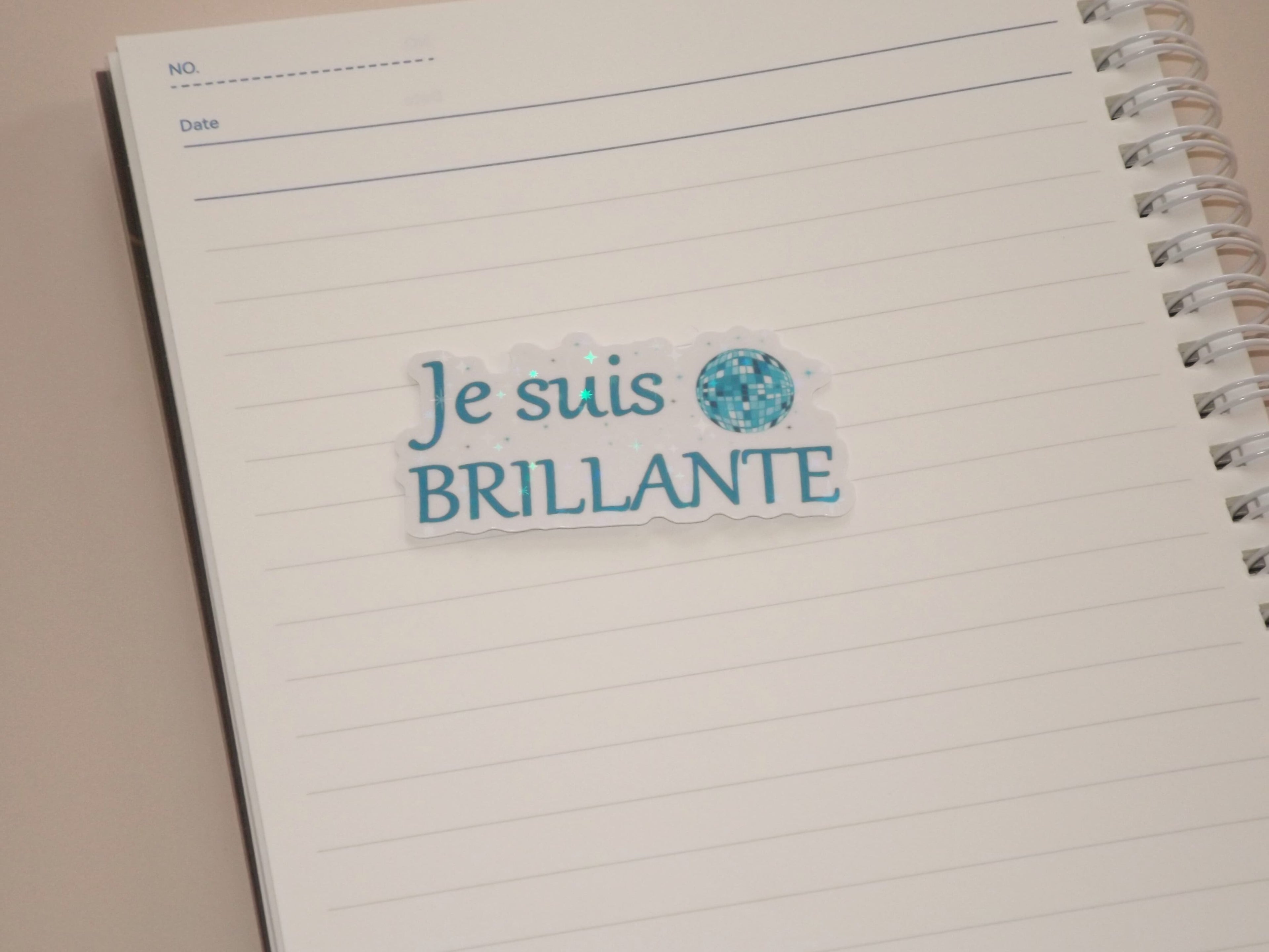 Sticker Holographique - Je suis brillante