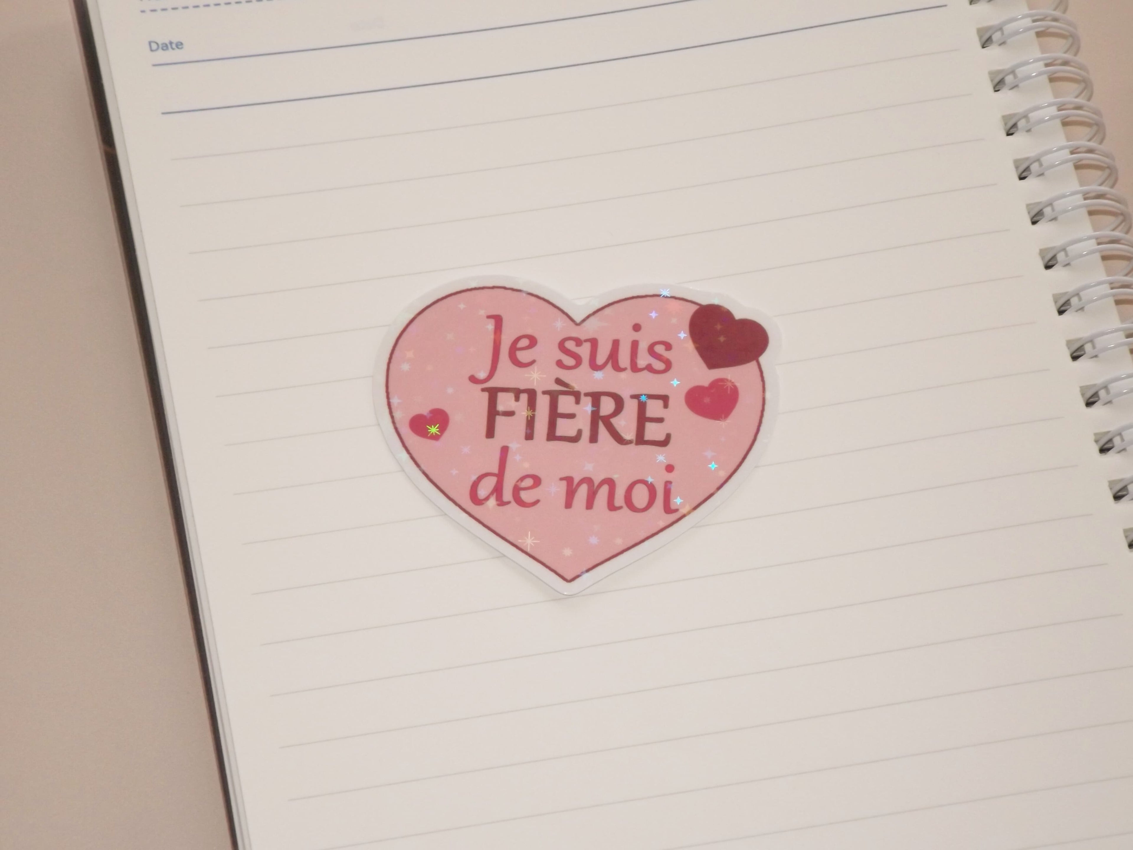 Sticker Holographique - je suis fière de moi