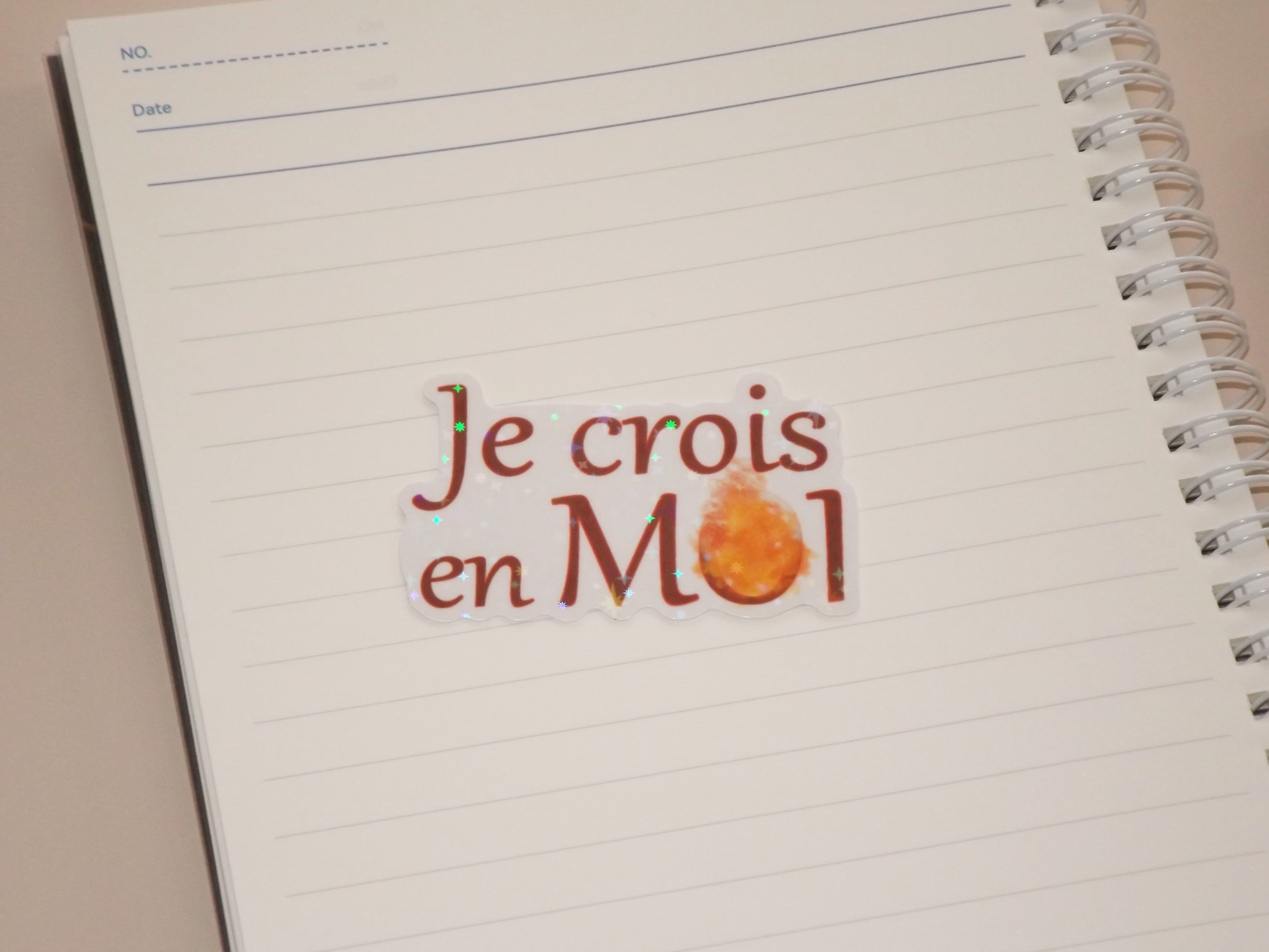 Sticker Holographique - Je crois en moi
