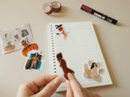 pack de 5 stickers féminins matt - version sexy