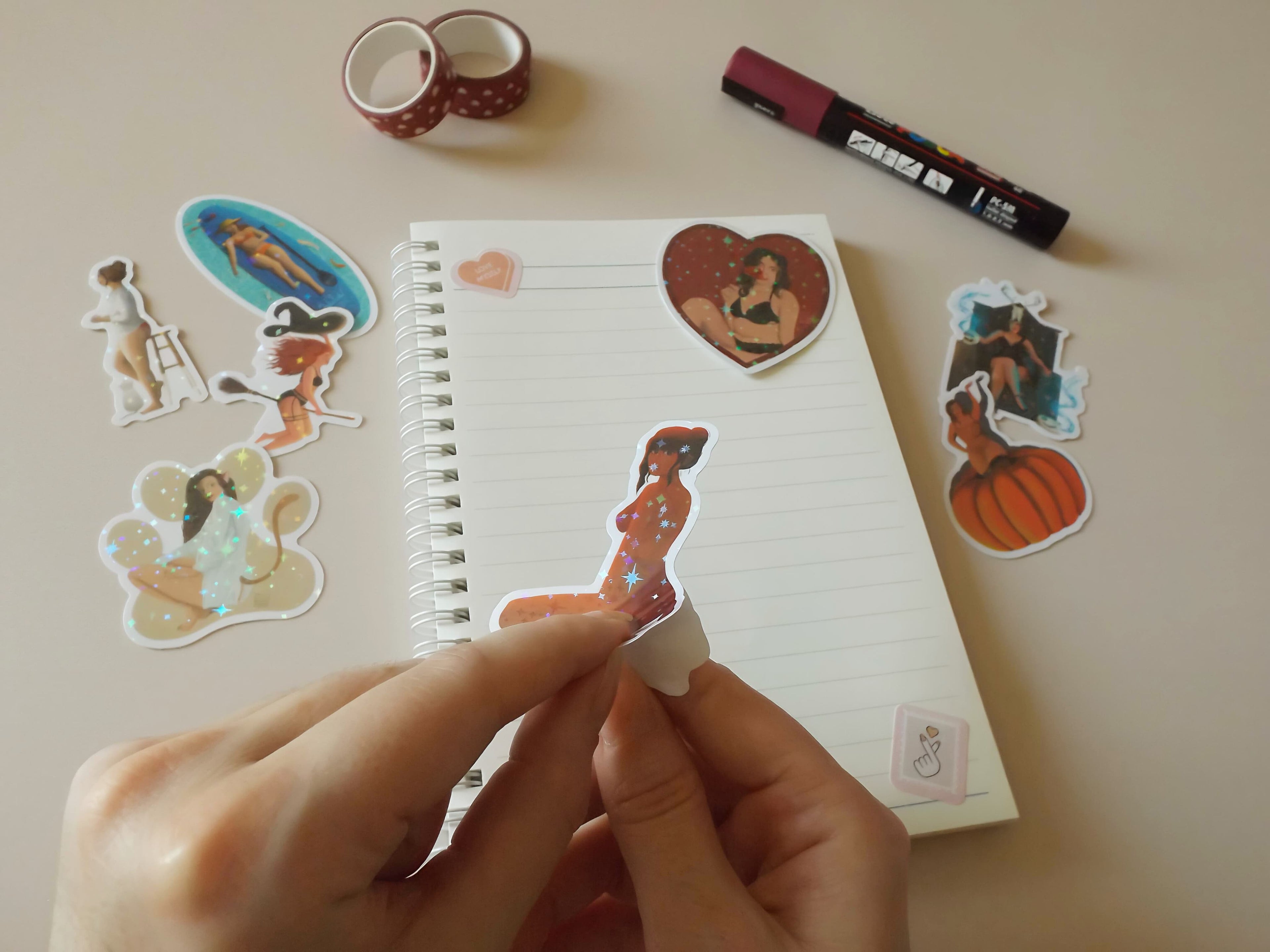 Sticker Holographique Ivy