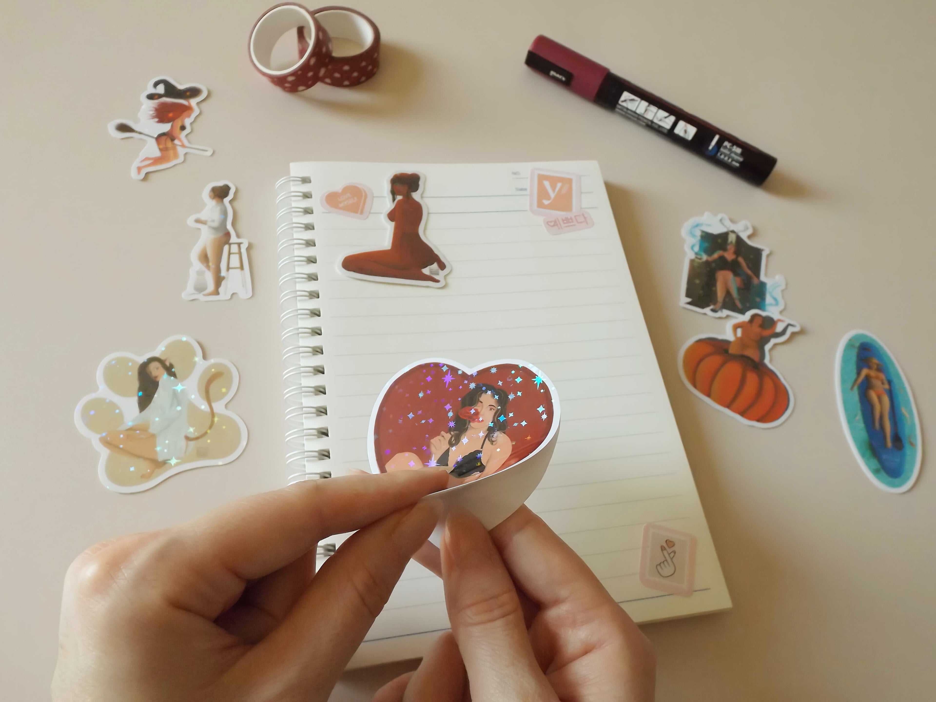 Sticker Holographique Belinda
