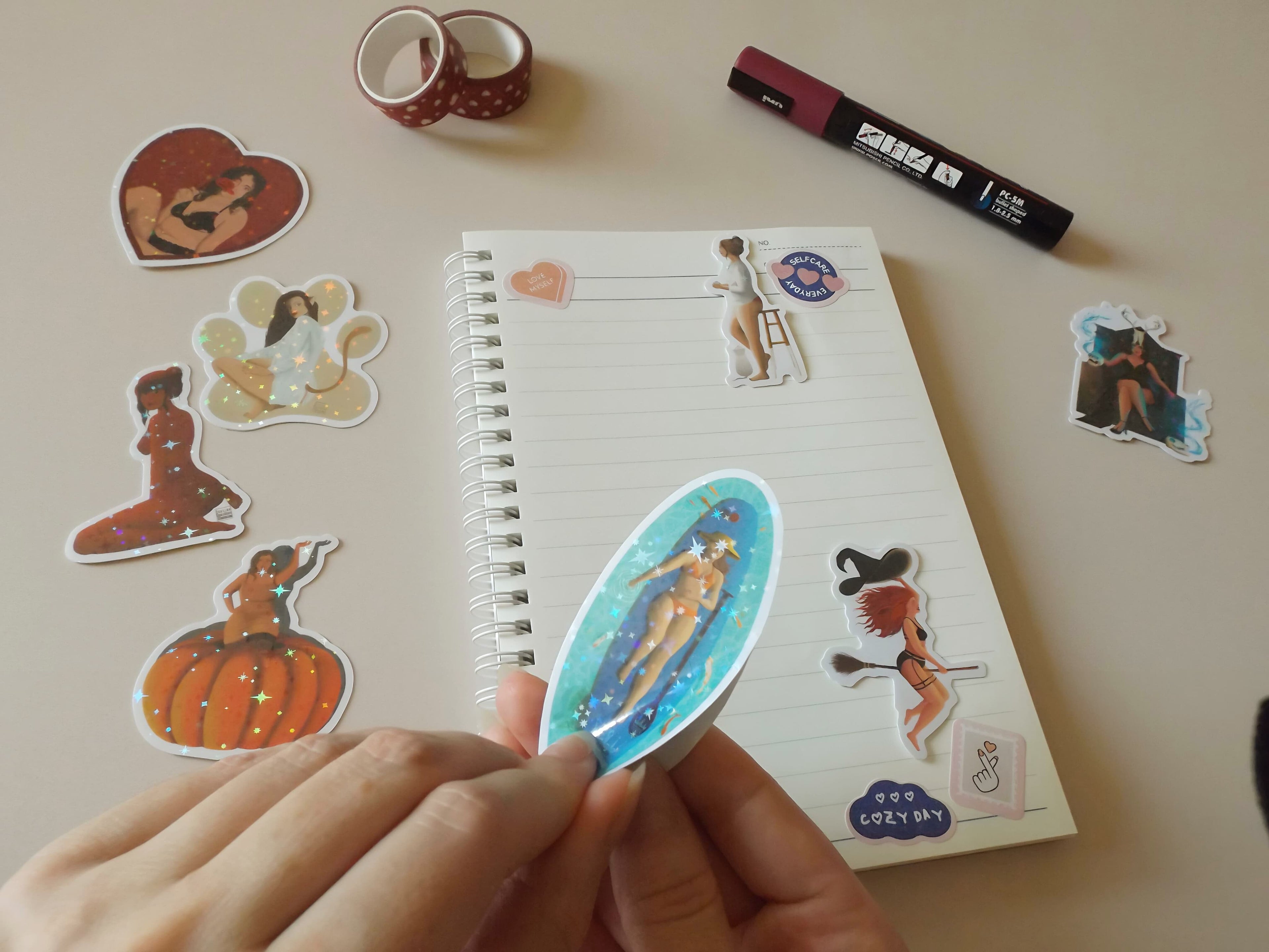 Sticker Holographique Thalia