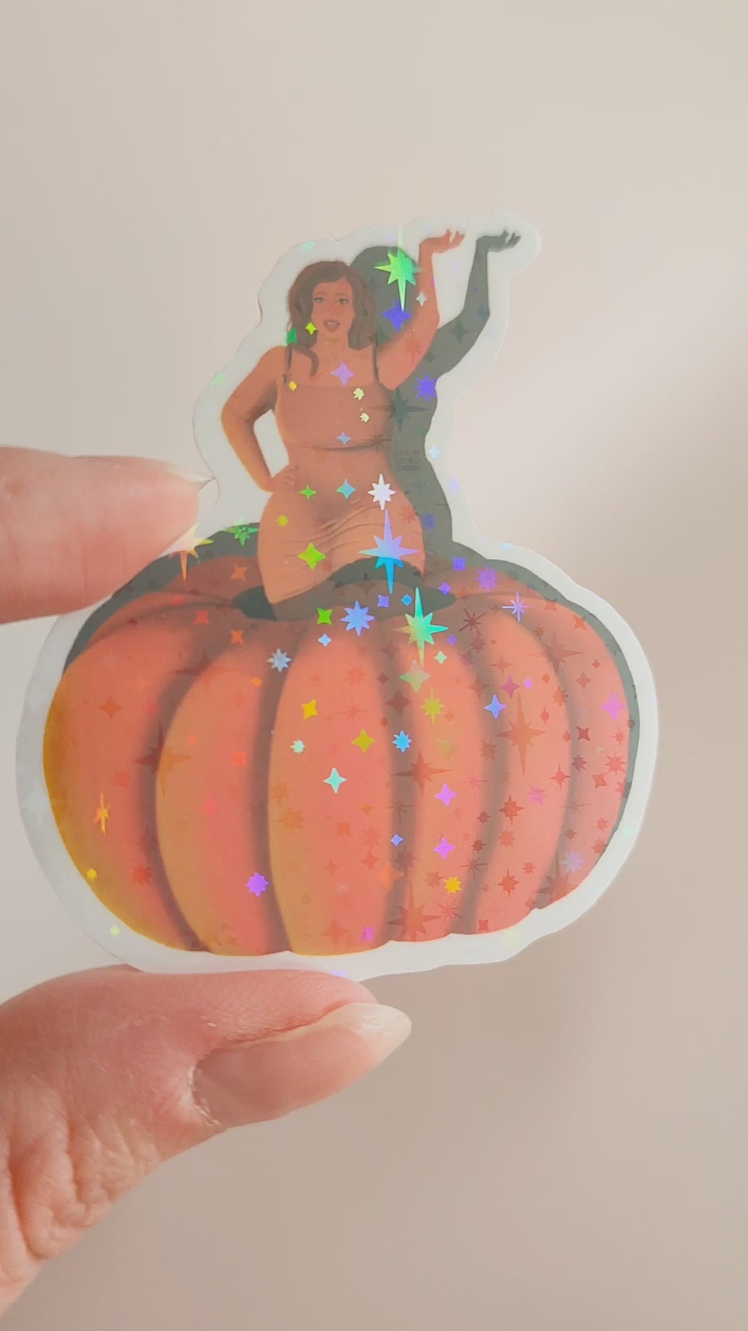 Sticker Holographique Hazel