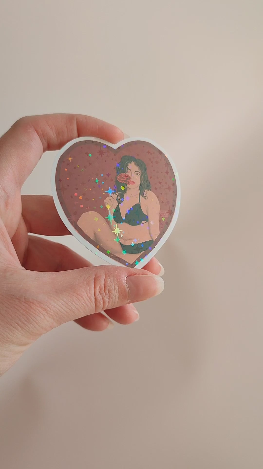Sticker Holographique Belinda